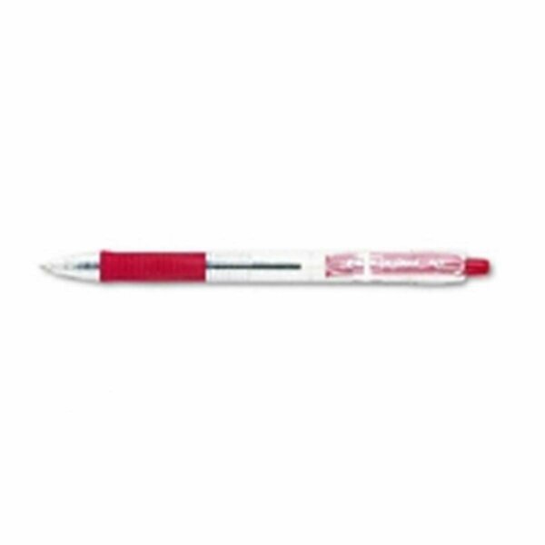 Coolcrafts 32222 Easytouch Ballpoint Retractable Pen- Red Ink- Medium, 12PK CO3813835